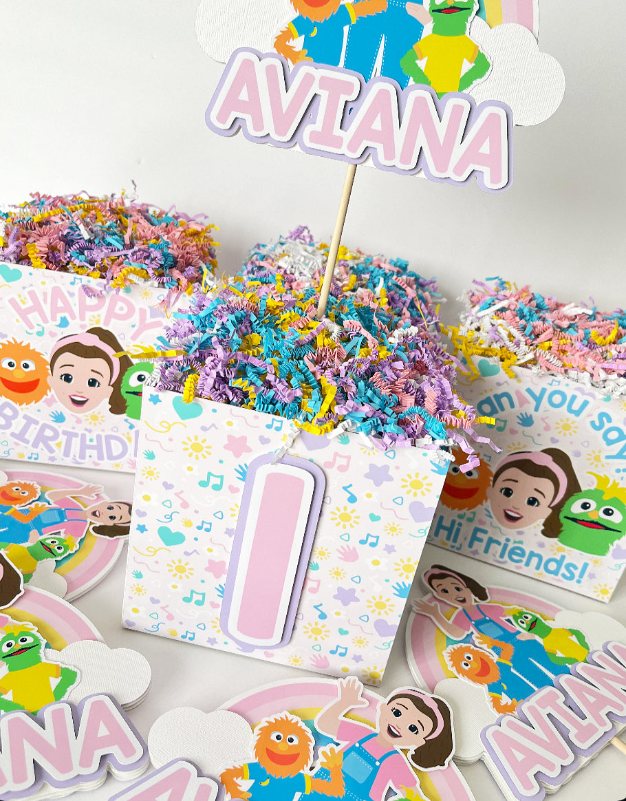 Ms. Rachel themed Party Decorations