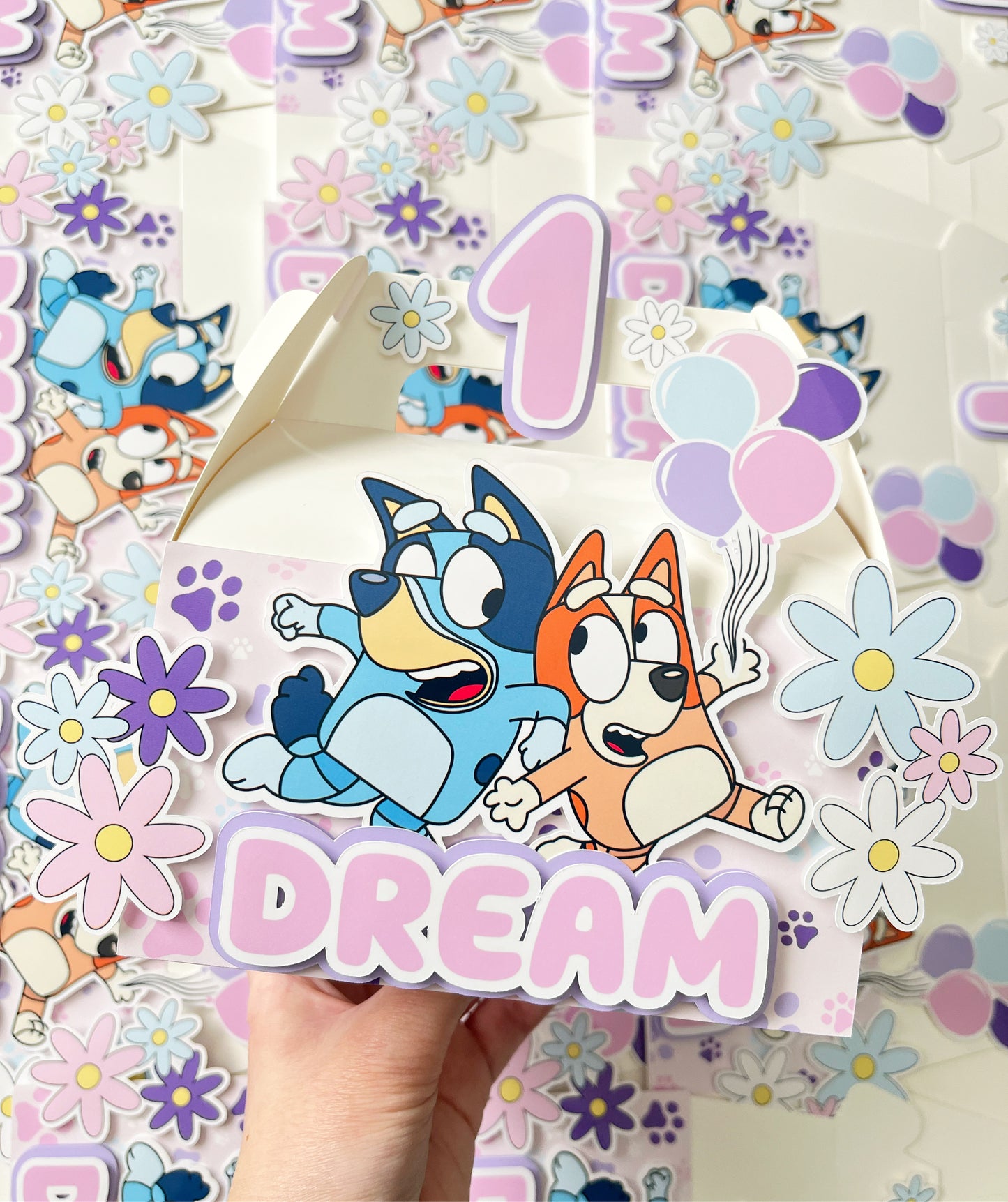 Bluey Gable Favor Boxes