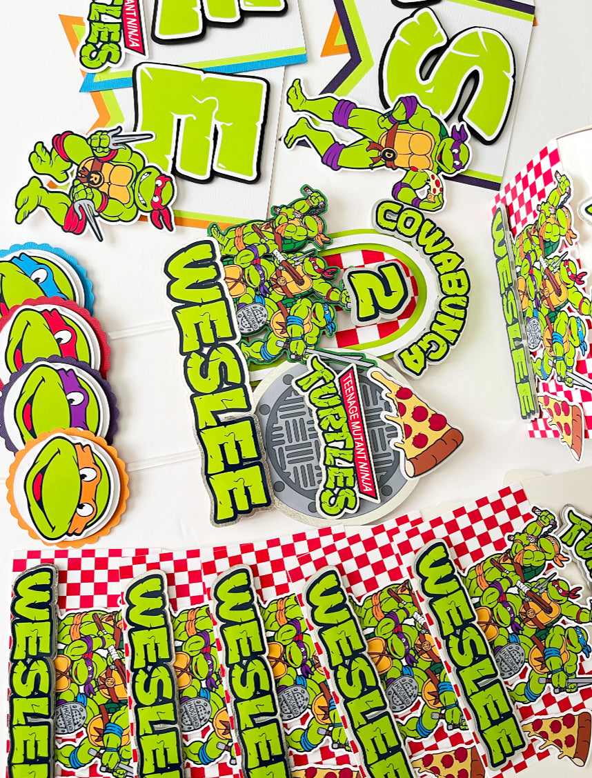Ninja Turtles themed Party Decorations