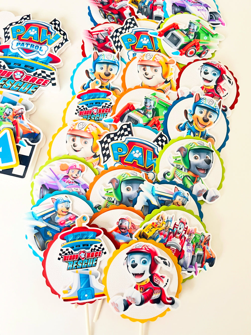 Paw Patrol Race Rescue themed Party Decorations