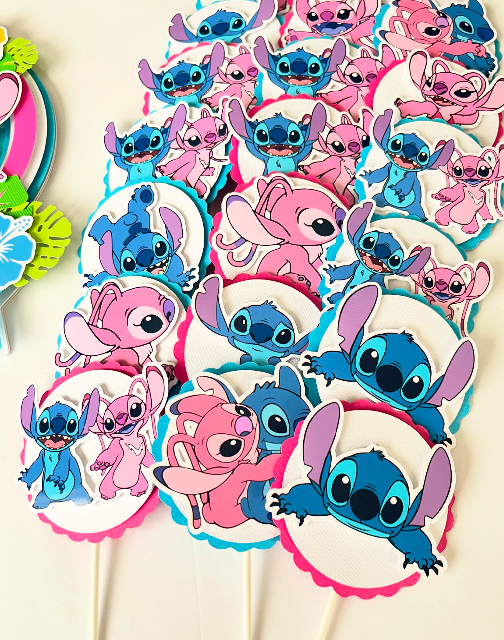 Stitch and Angel themed Party Decorations