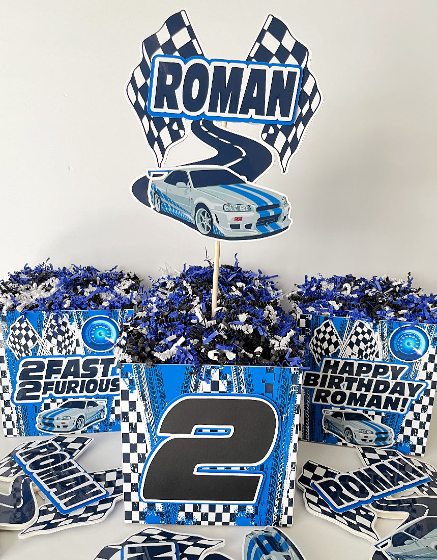 2 Fast 2 Furious themed Party Decorations