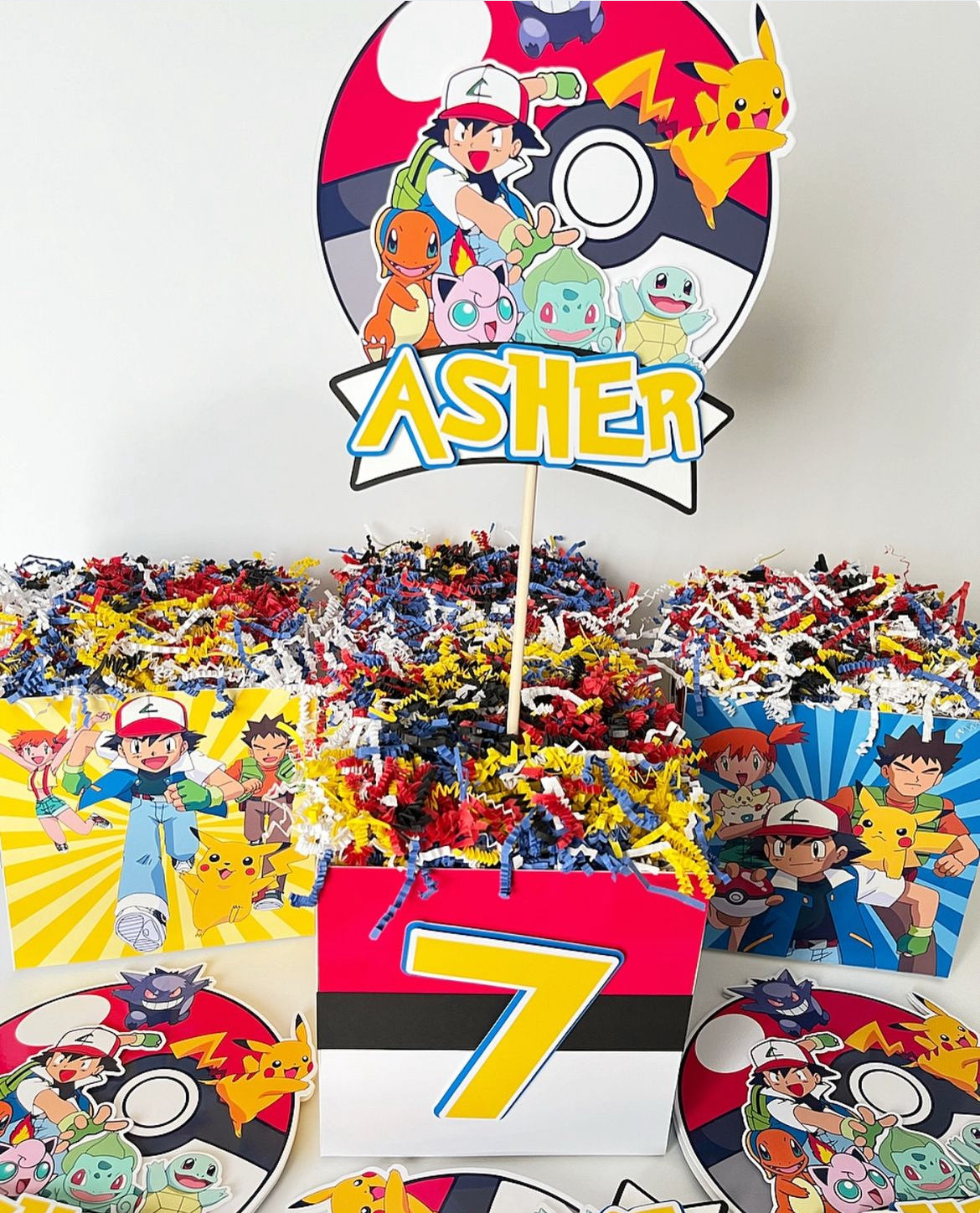 Pokémon themed party decorations