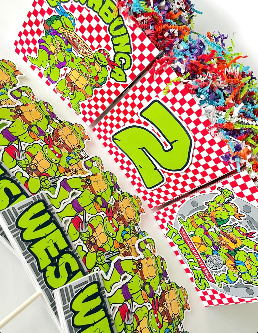 Ninja Turtles themed Party Decorations