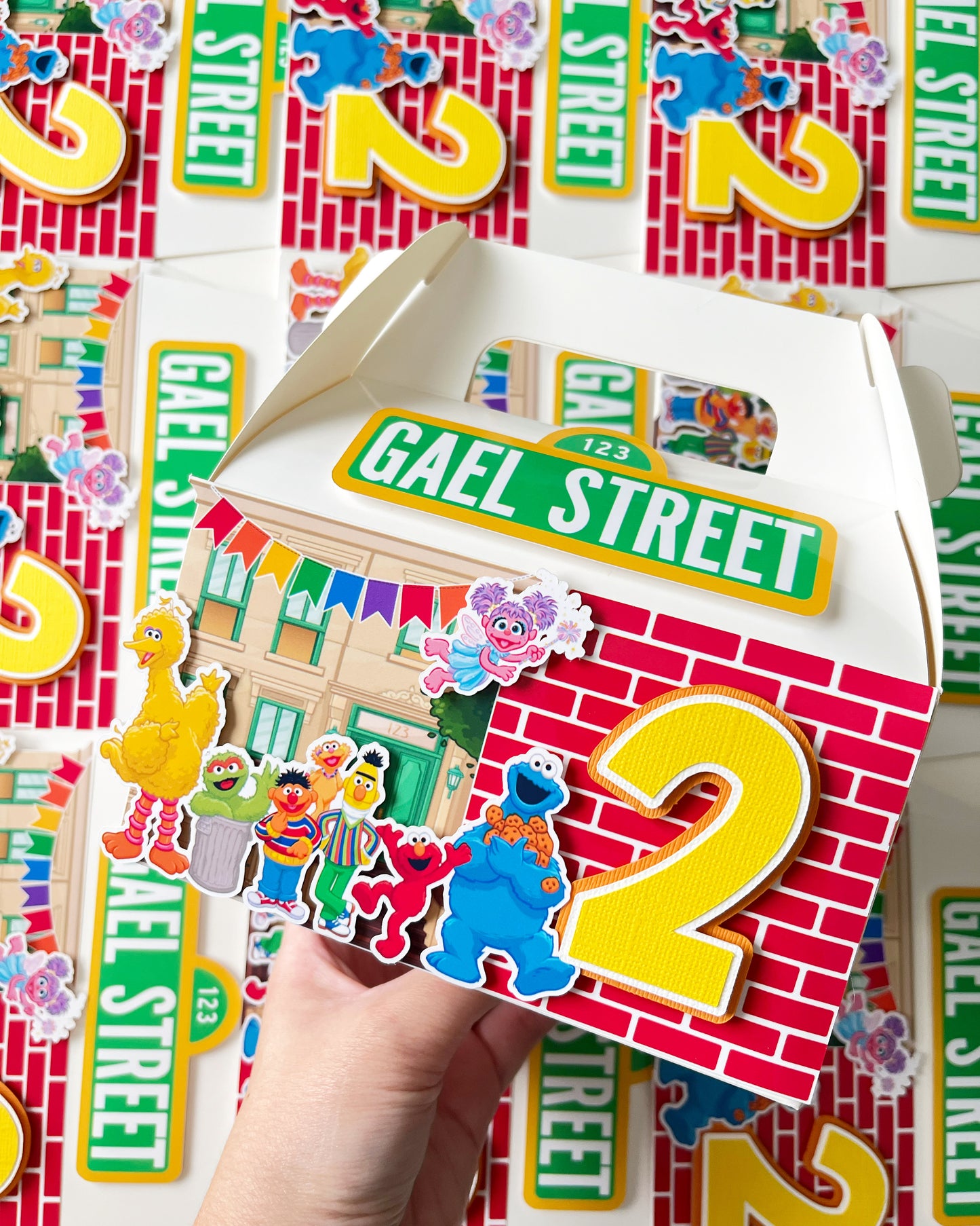 Sesame Street Gable Favor Boxes