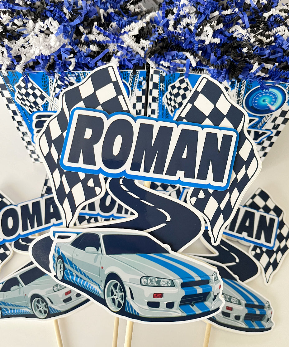 2 Fast 2 Furious themed Party Decorations