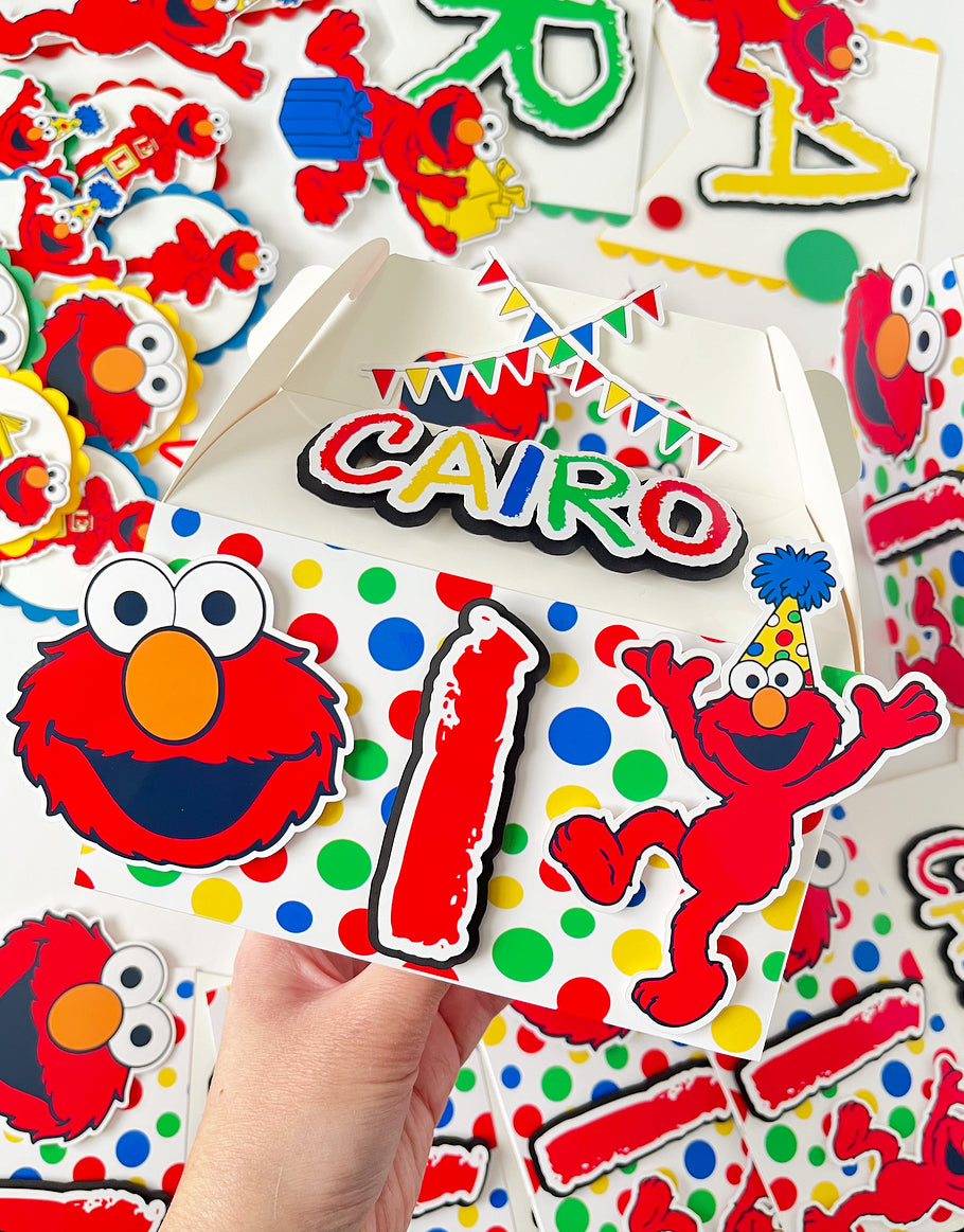 Elmo themed Party Decorations