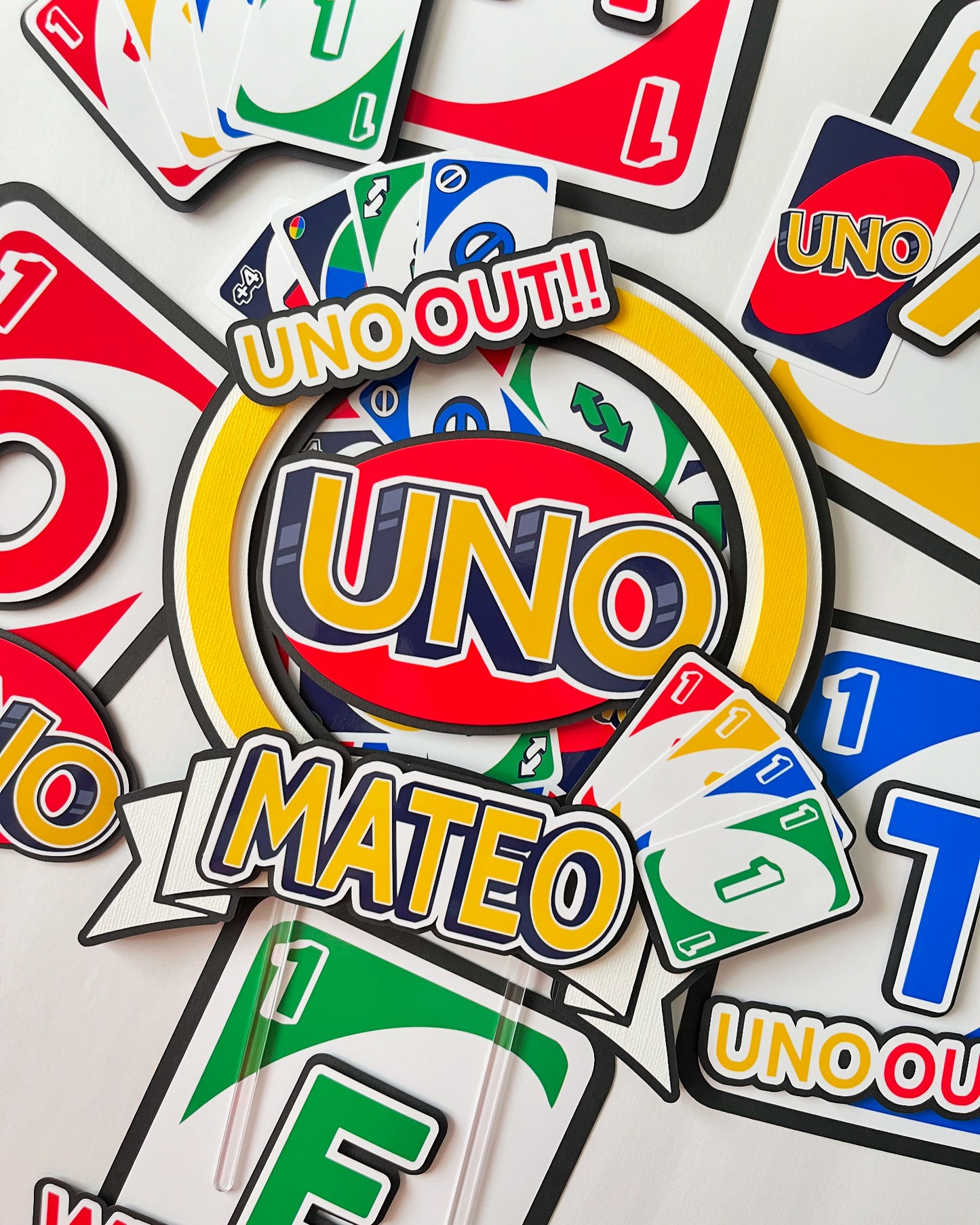 UNO themed Party Decorations