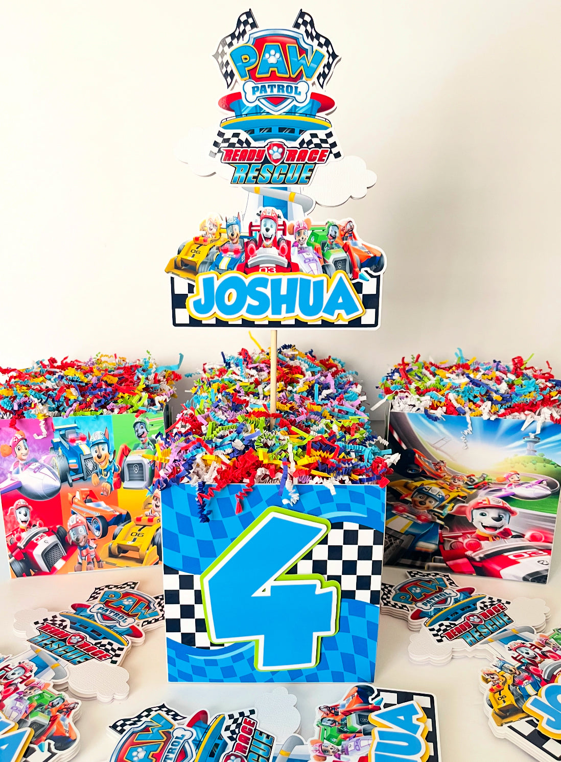Paw Patrol Race Rescue themed Party Decorations