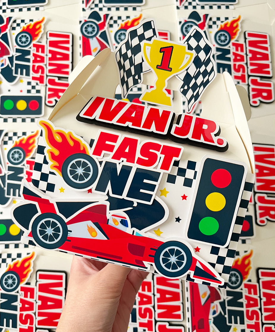 Fast ONE race car themed Party Decorations