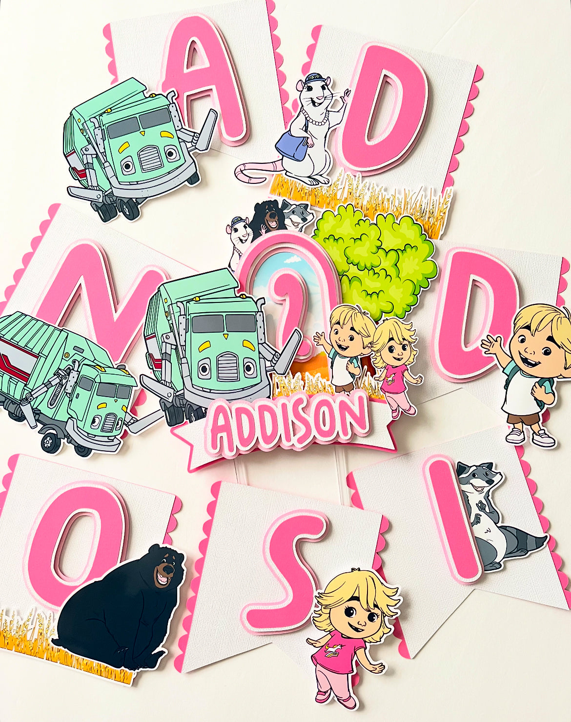 Trash Truck themed Party Decorations