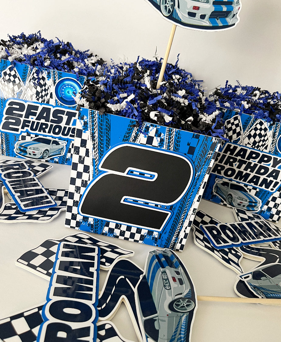 2 Fast 2 Furious themed Party Decorations