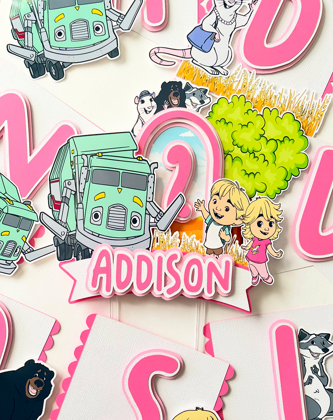 Trash Truck themed Party Decorations