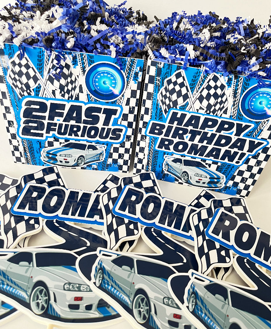 2 Fast 2 Furious themed Party Decorations