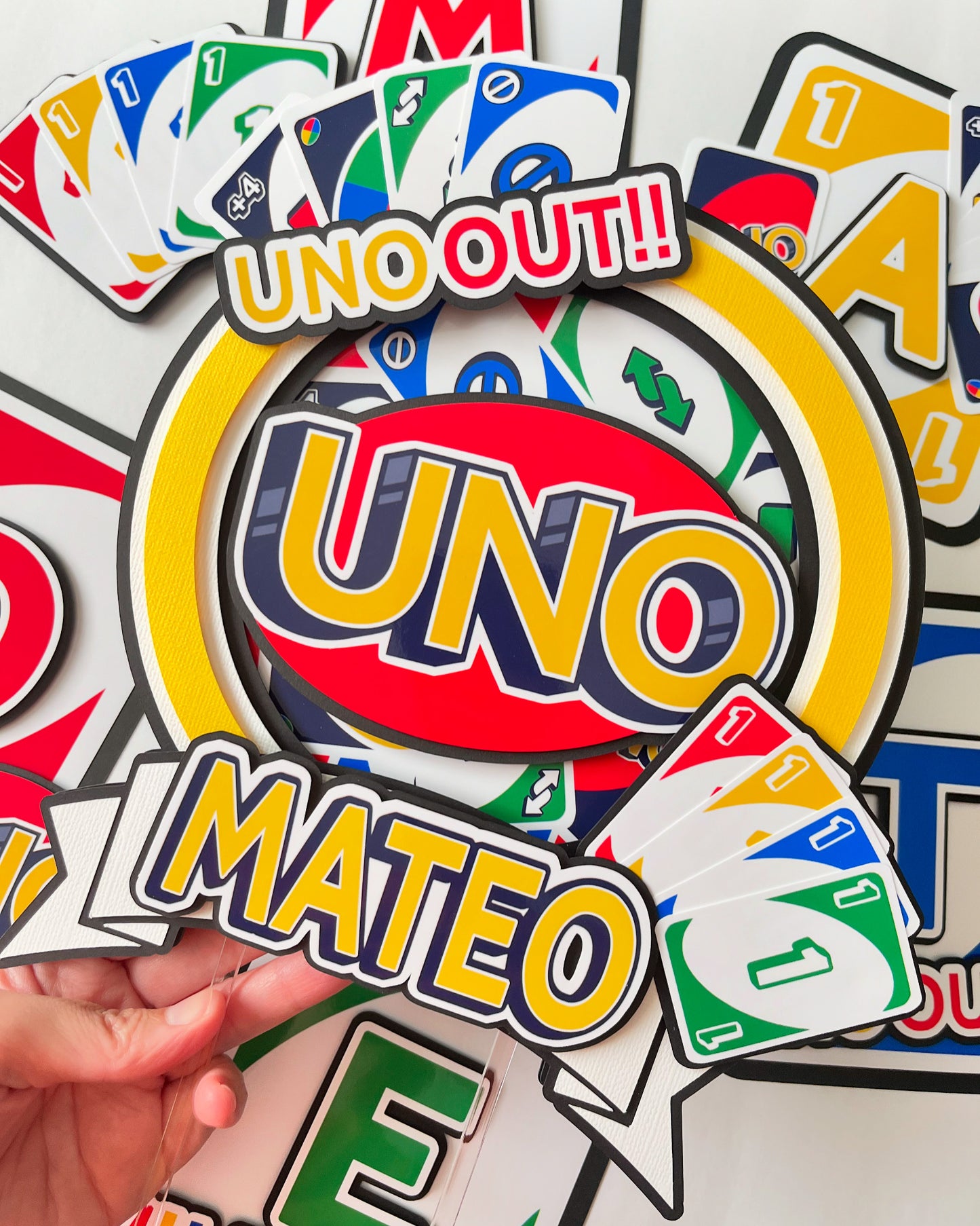 UNO themed Party Decorations