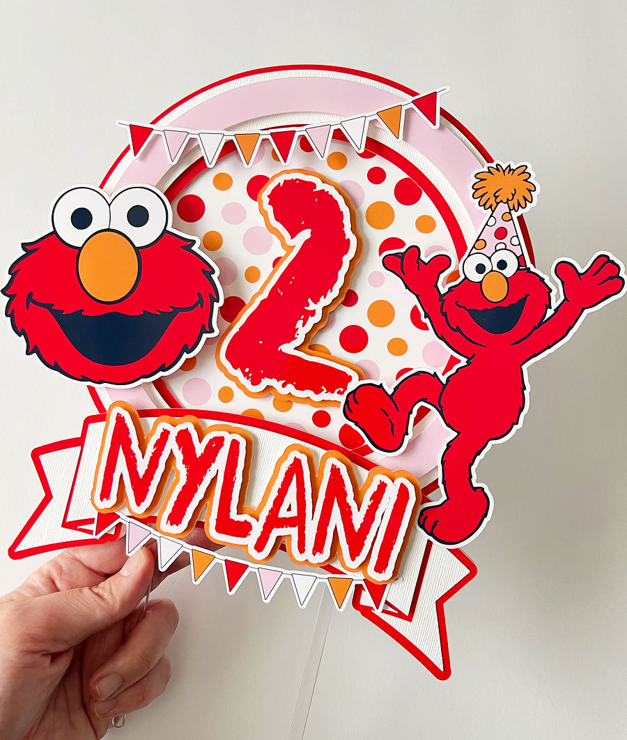 Elmo themed Party Decorations