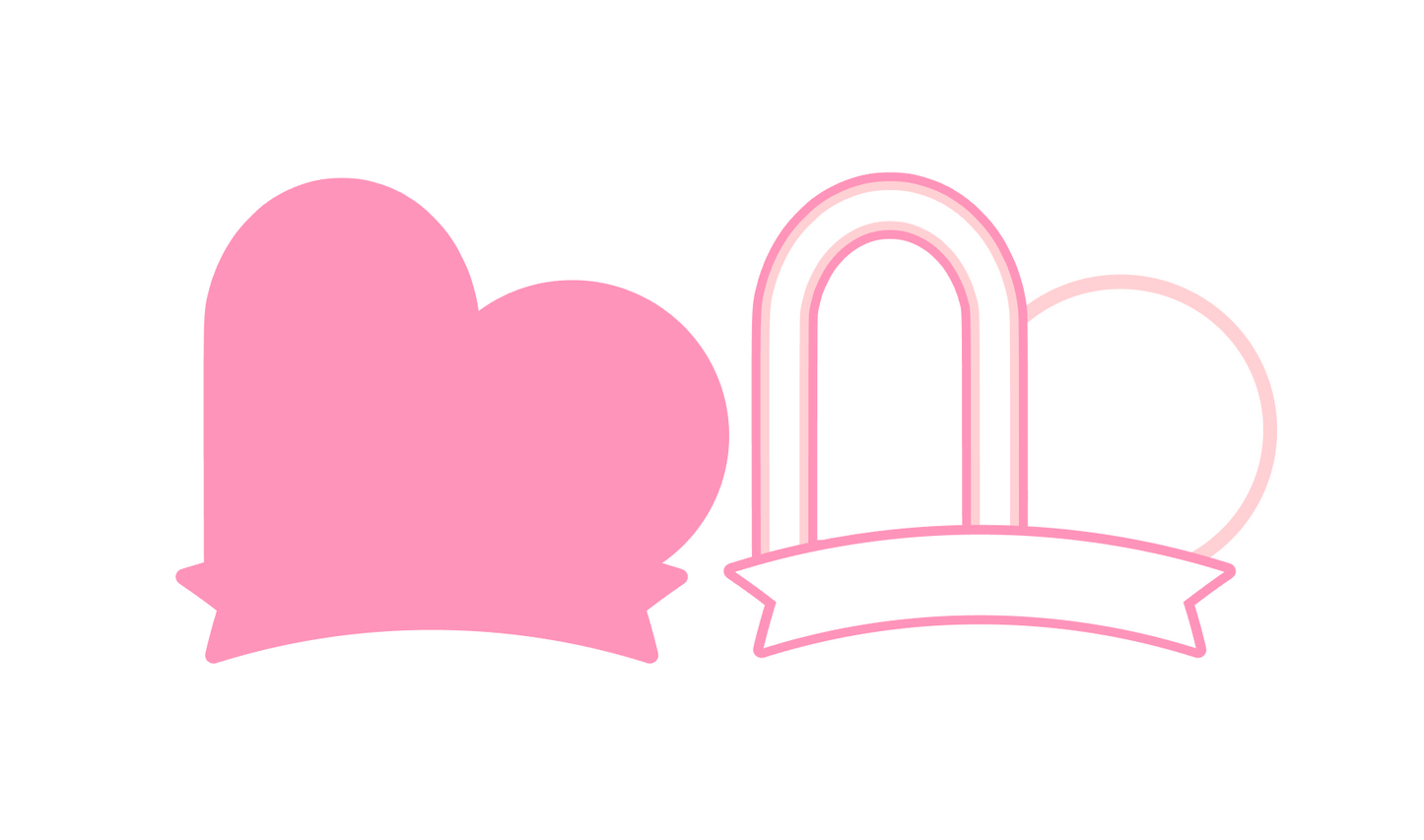 Cake Topper Template 6 - SVG - Instant Digital Download