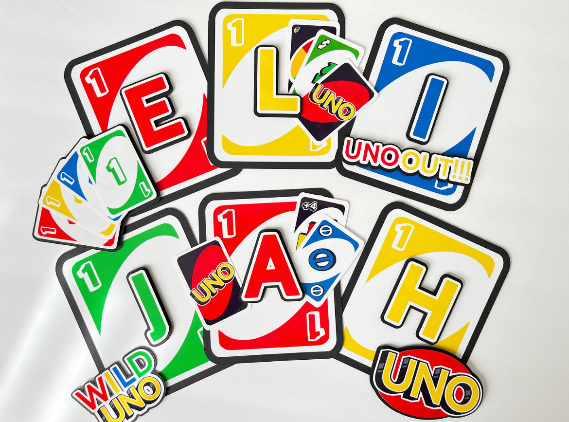 UNO themed Party Decorations