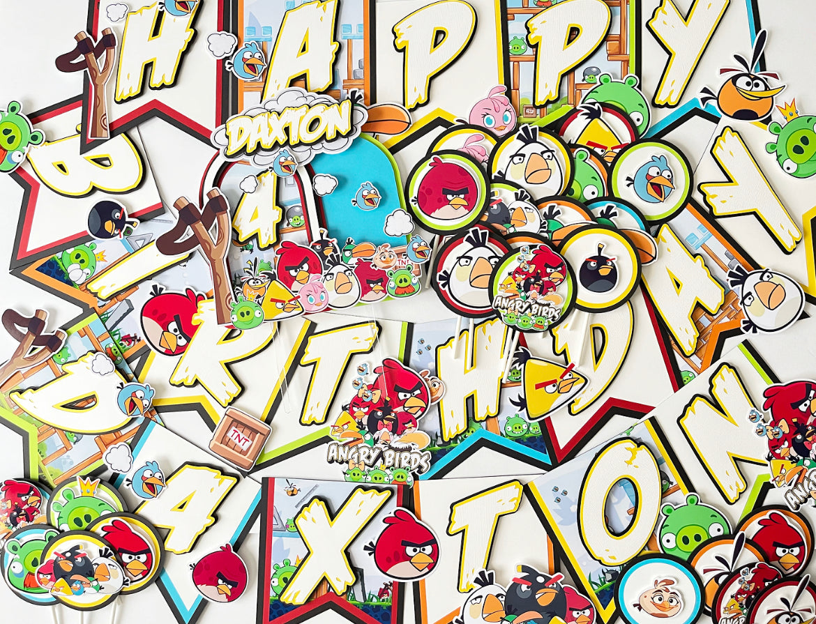 Angry Birds themed Party Decorations