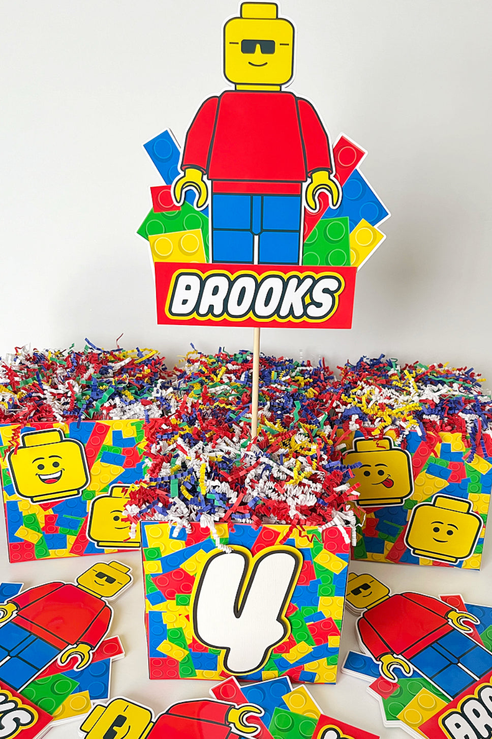 Lego themed Party Decorations