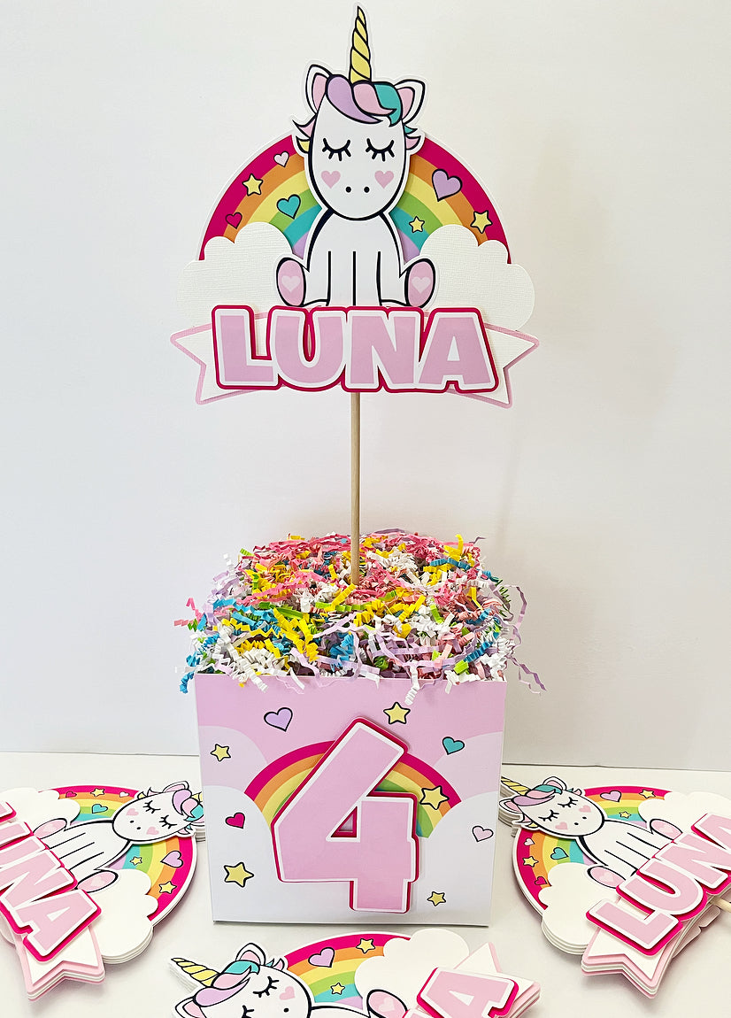 Unicorn themed Party Decorations