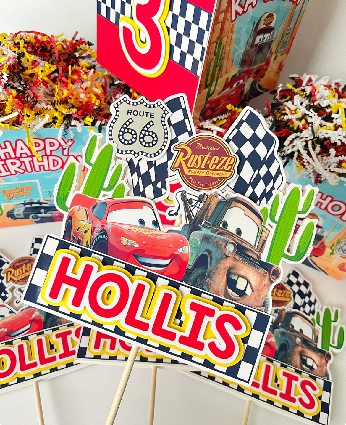 Disney Cars themed Party Decorations