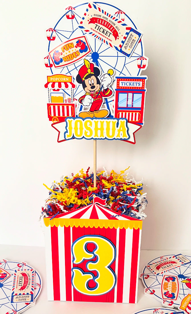 Mickey Mouse Carnival themed Party Decorations