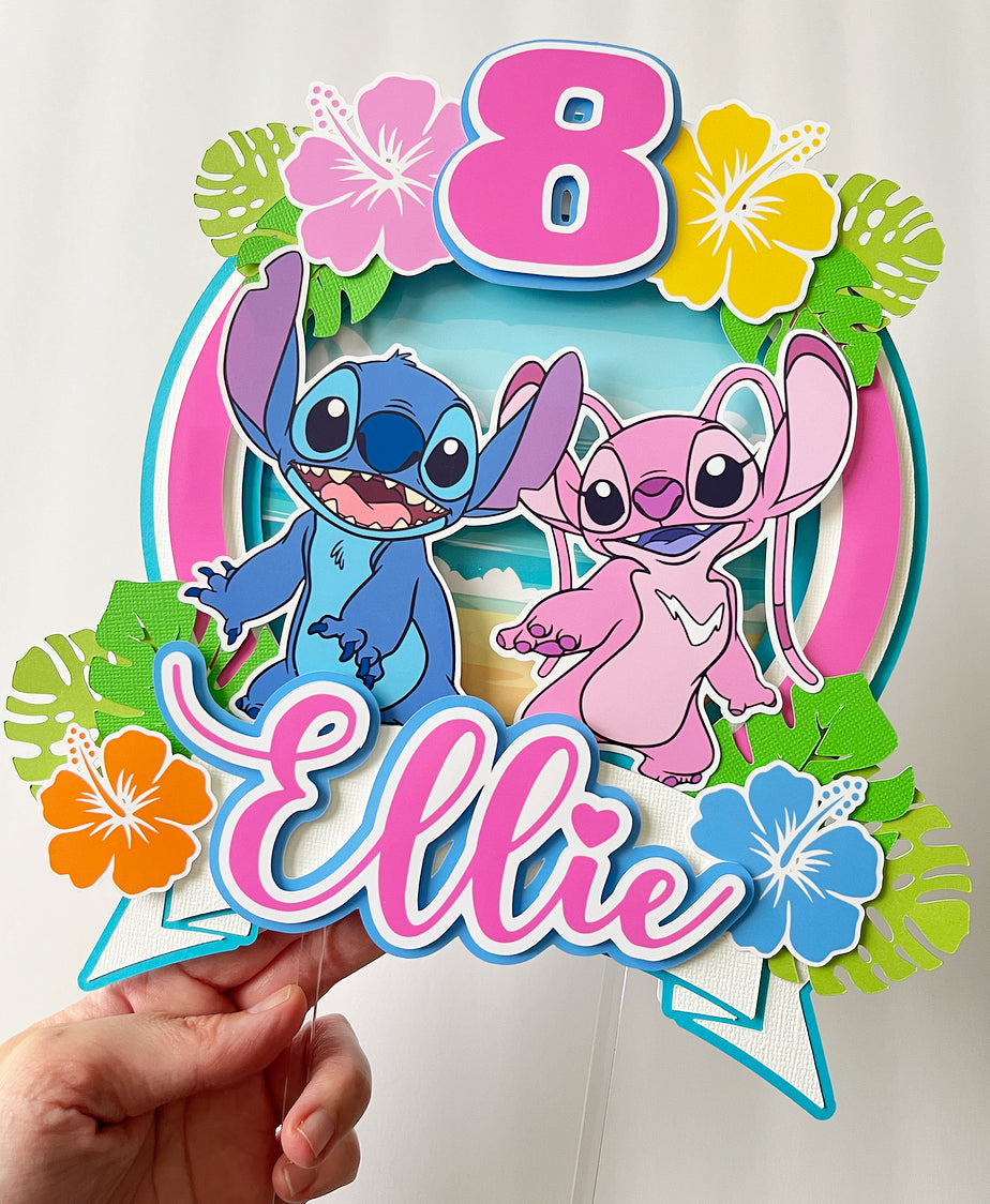 Stitch and Angel themed Party Decorations