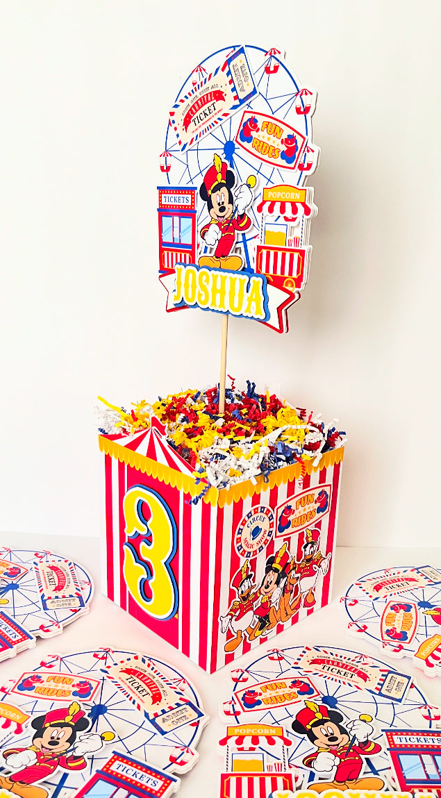 Mickey Mouse Carnival themed Party Decorations