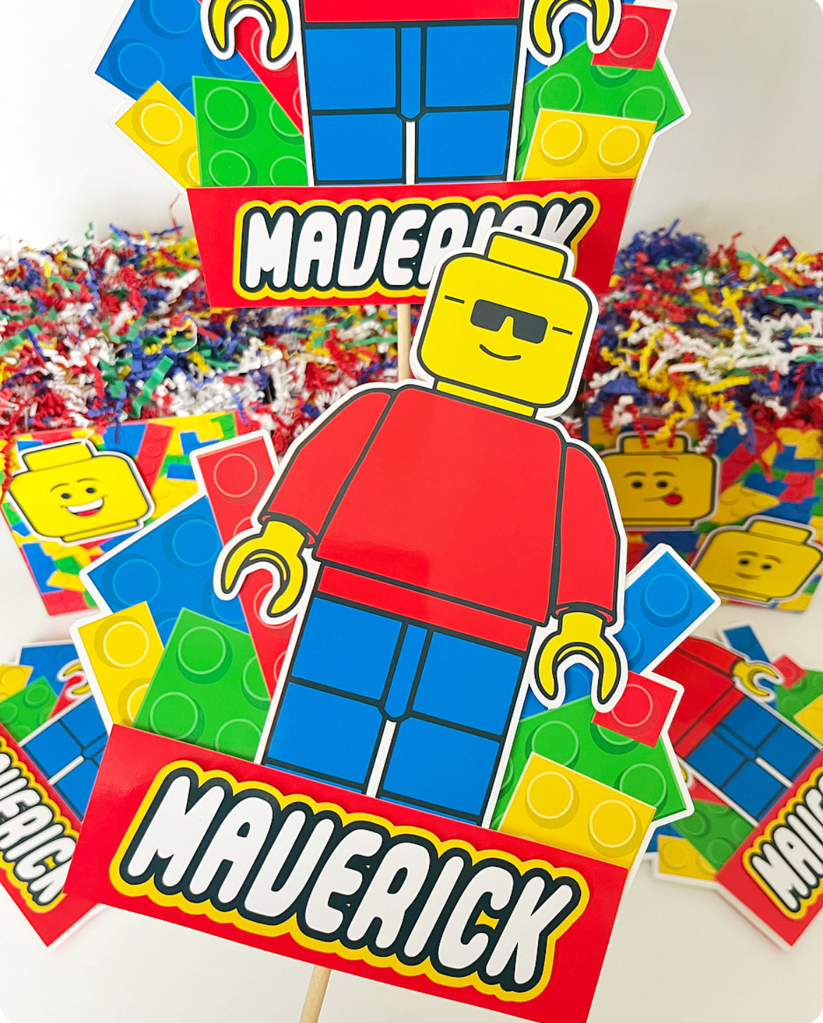 Lego themed Party Decorations