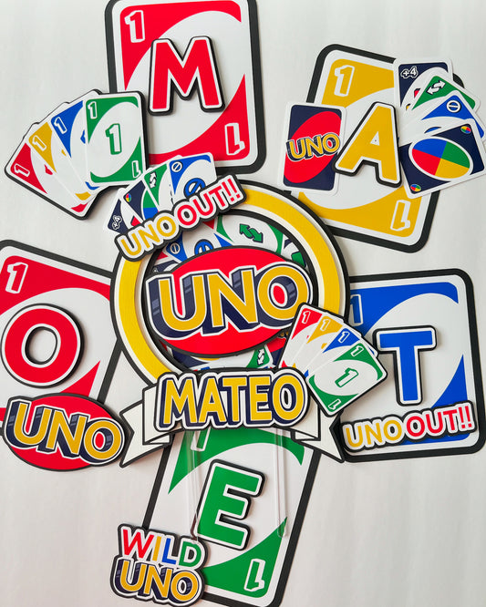 UNO themed Party Decorations