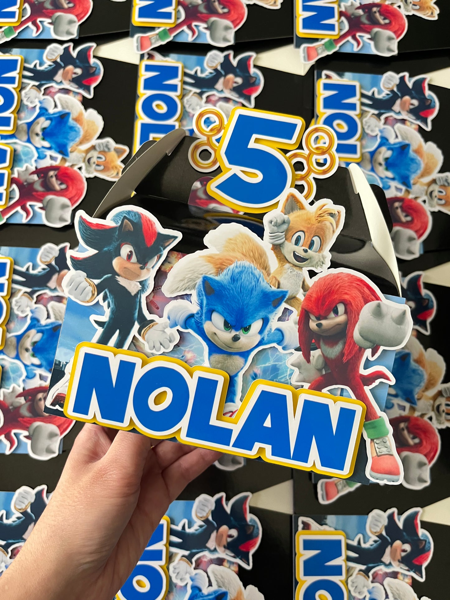 Knuckles, Sonic & Tails themed Party Decorations