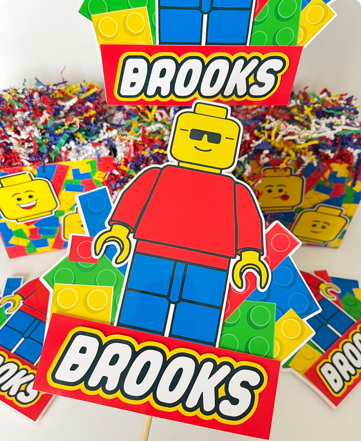 Lego themed Party Decorations