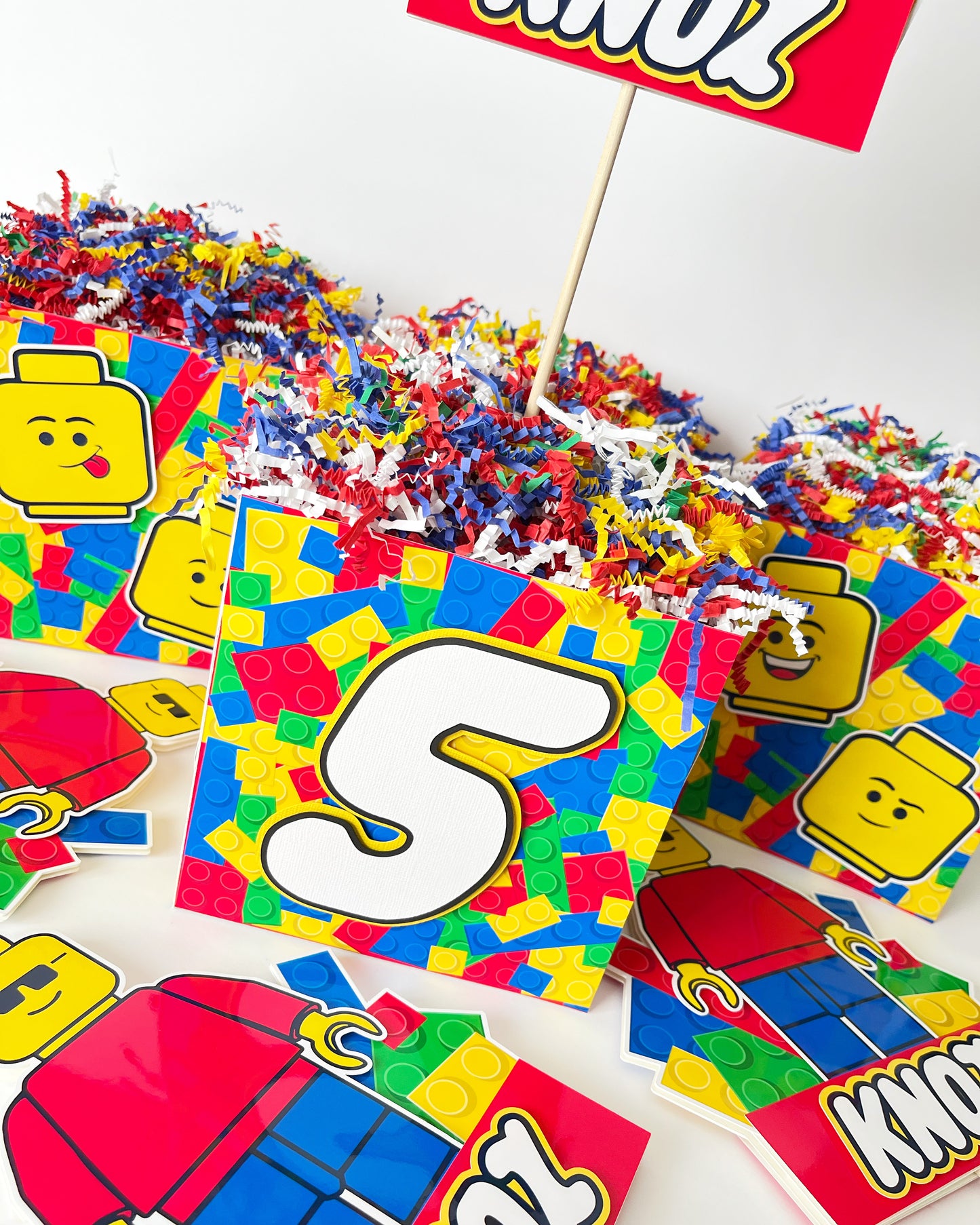 Lego themed Party Decorations