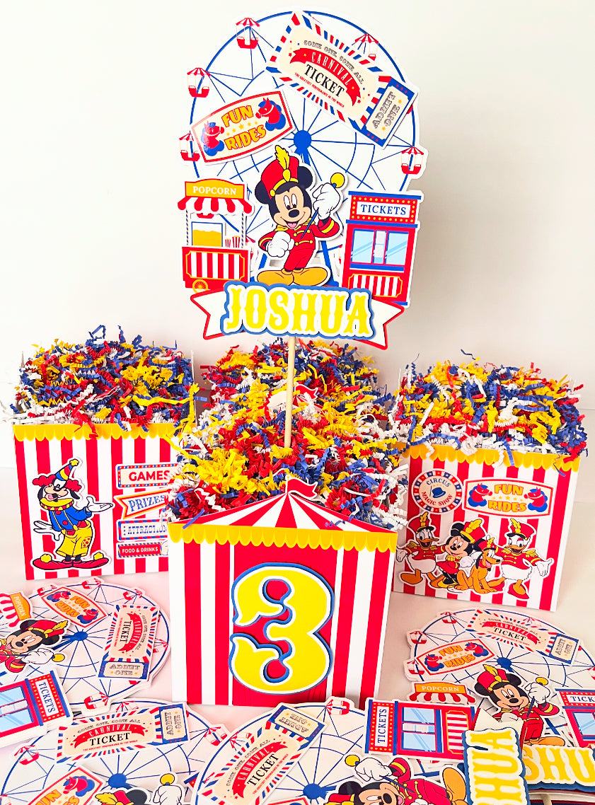 Mickey Mouse Carnival themed Party Decorations