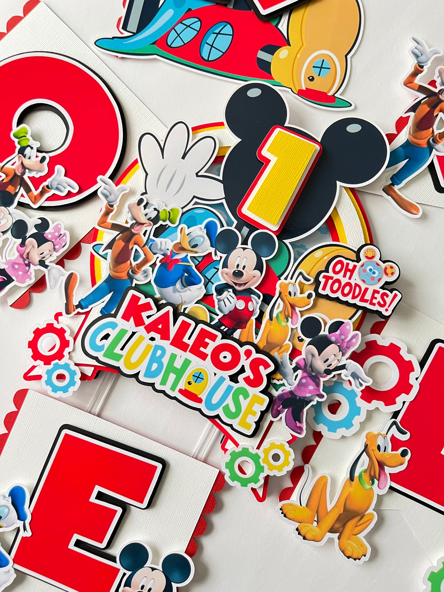 Mickey Mouse Clubhouse themed Party Decorations