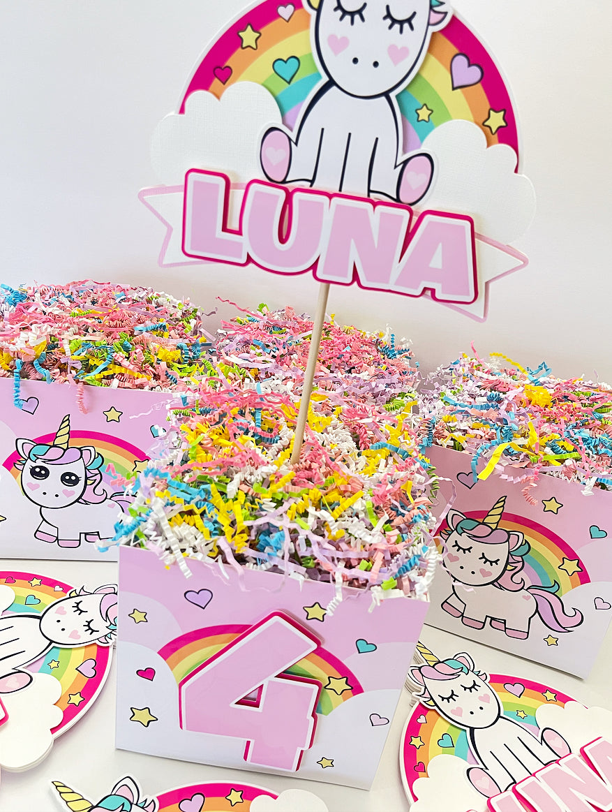 Unicorn themed Party Decorations