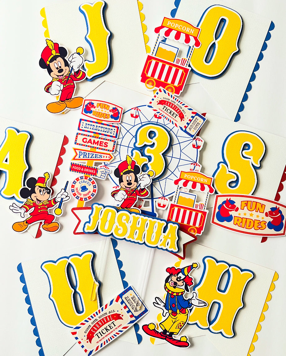 Mickey Mouse Carnival themed Party Decorations