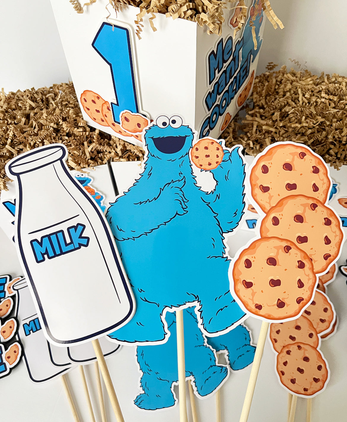 Cookie Monster Centerpieces – Dae2Dae Events