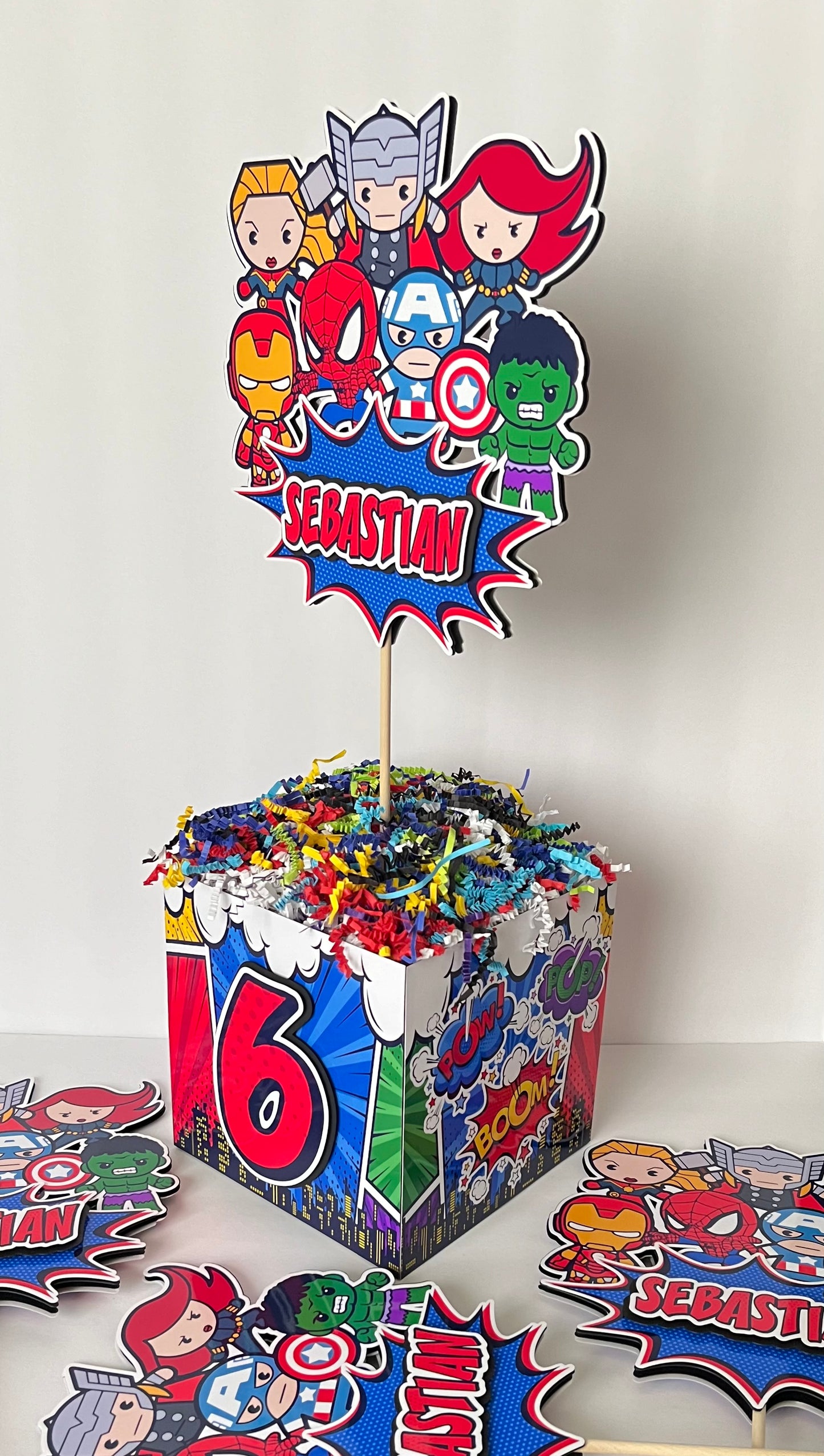 Marvel Superhero themed Party Decorations