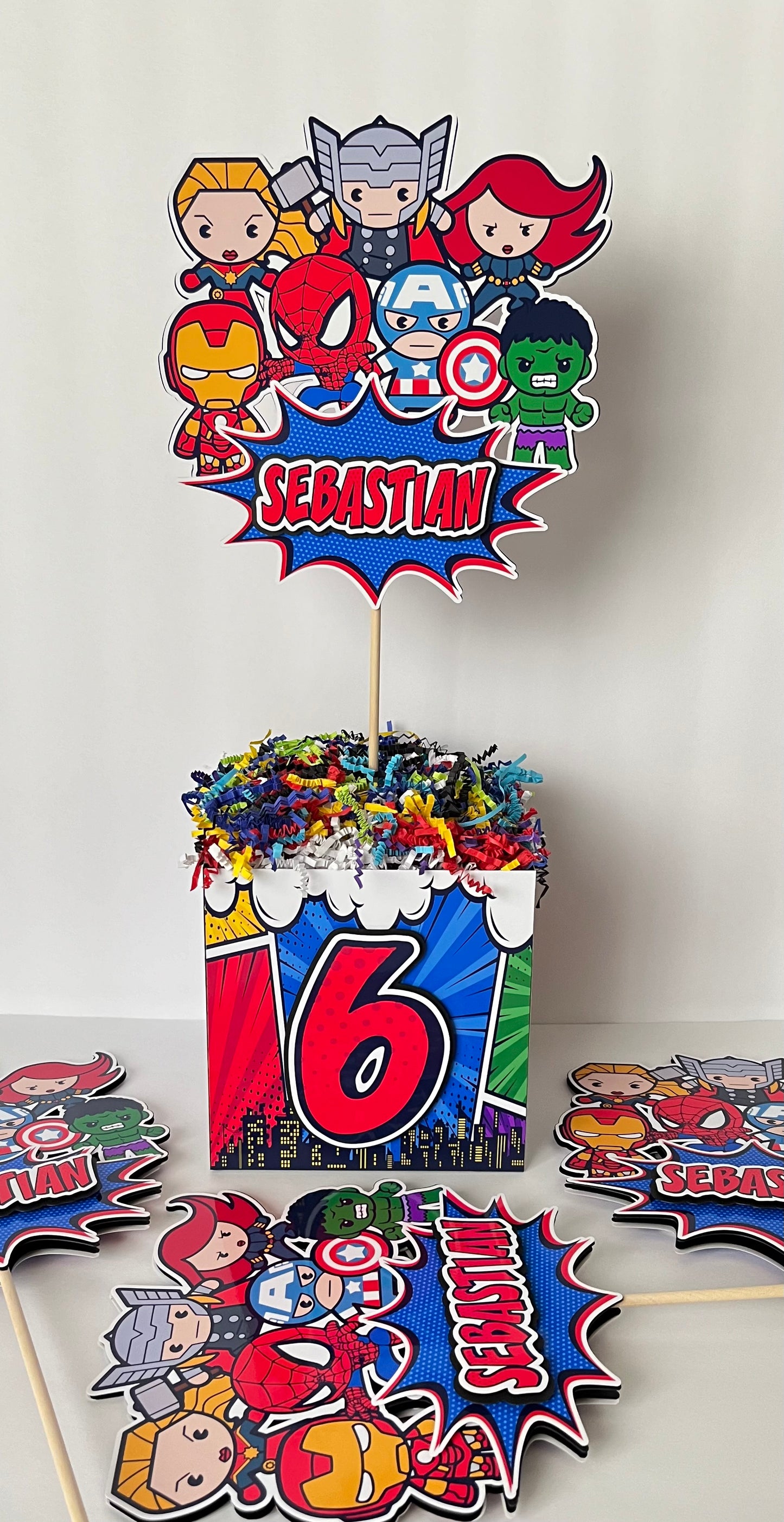 Marvel Superhero themed Party Decorations