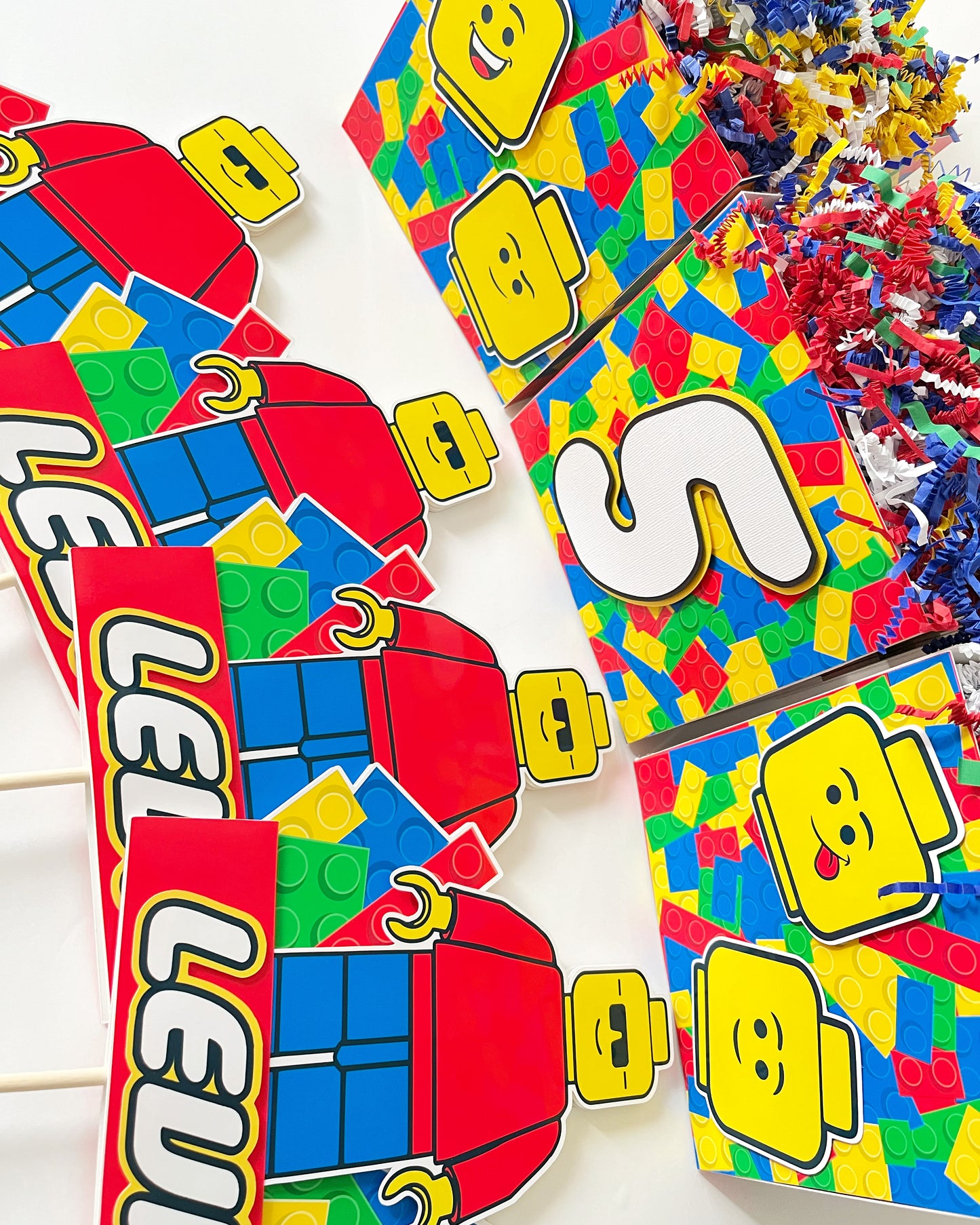 Lego themed Party Decorations