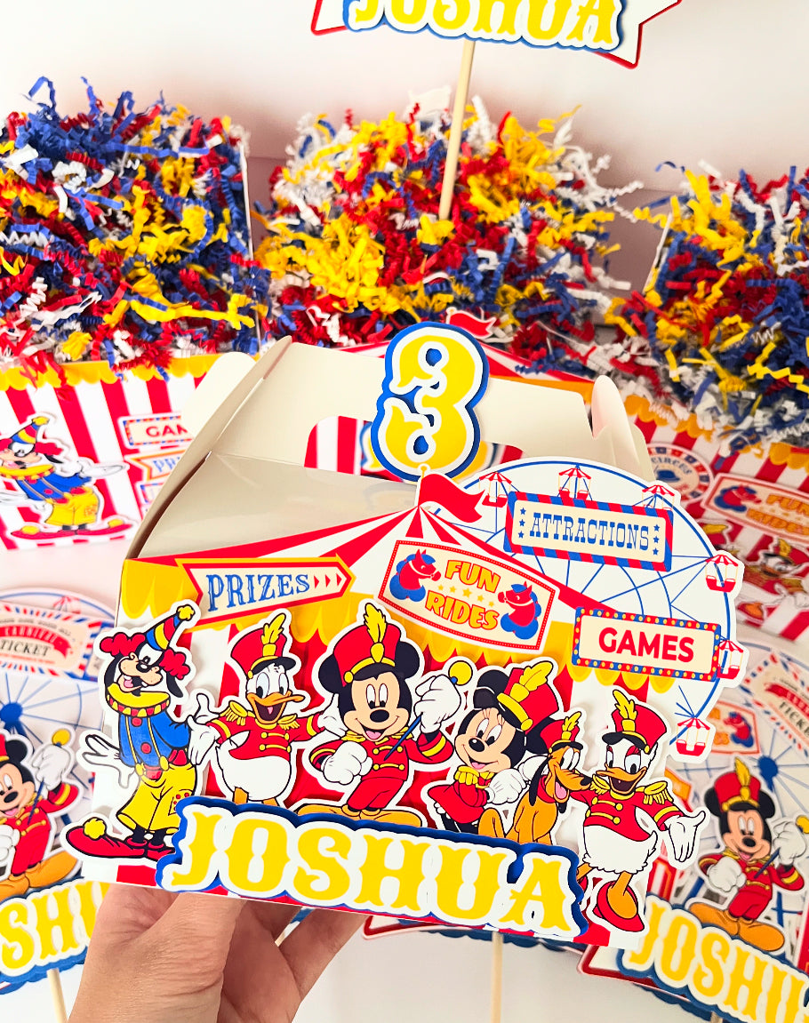 Mickey Mouse Carnival themed Party Decorations