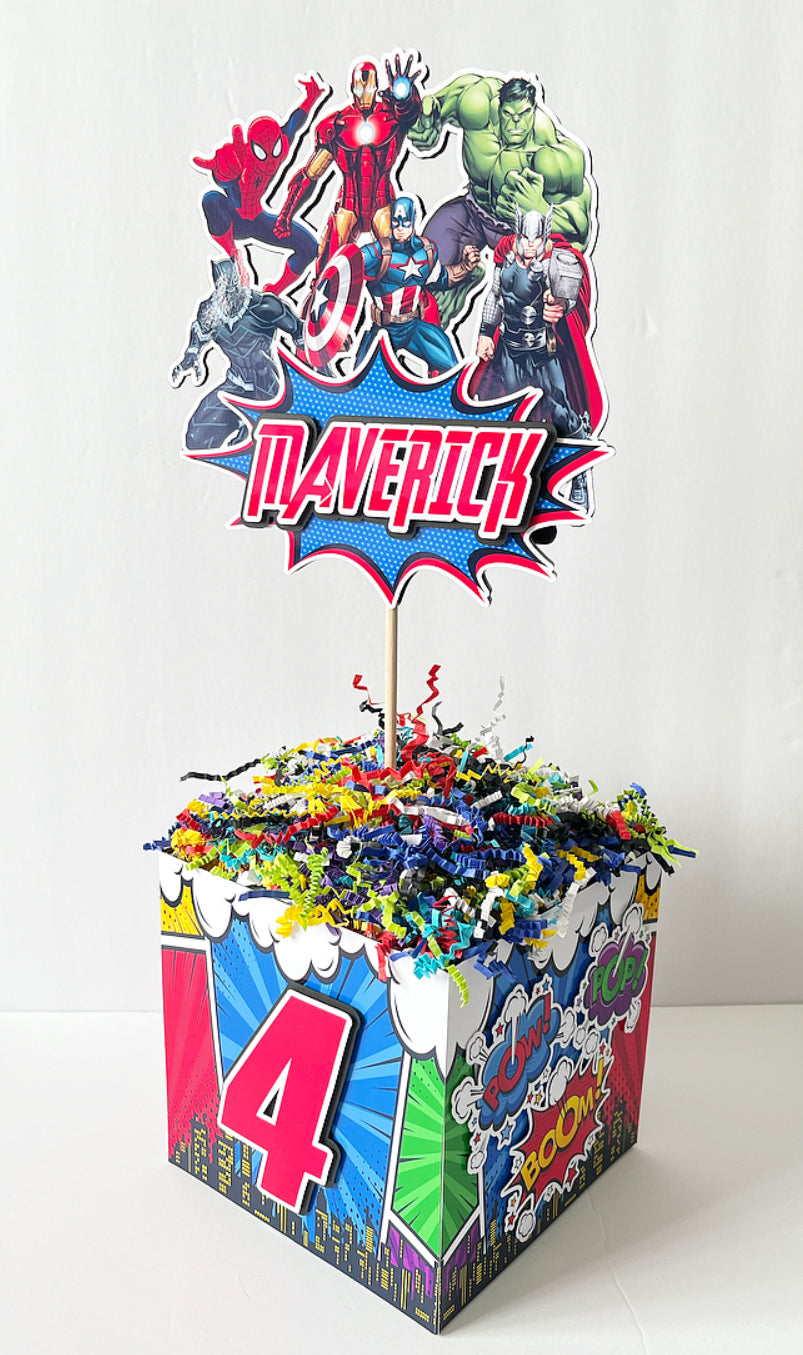 Marvel Superhero themed Party Decorations