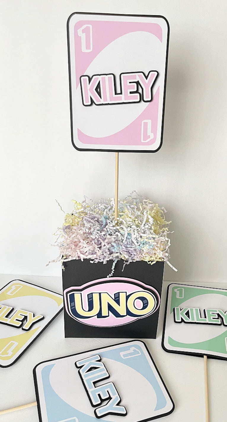 UNO themed Party Decorations