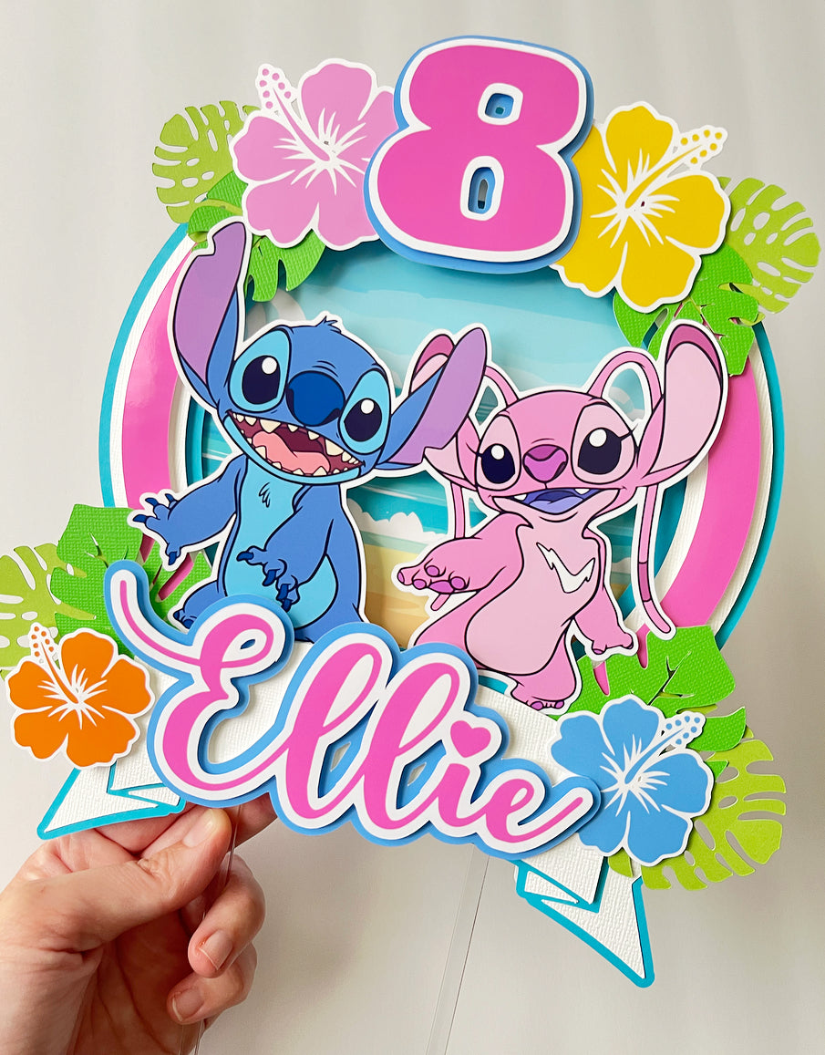 Stitch and Angel themed Party Decorations