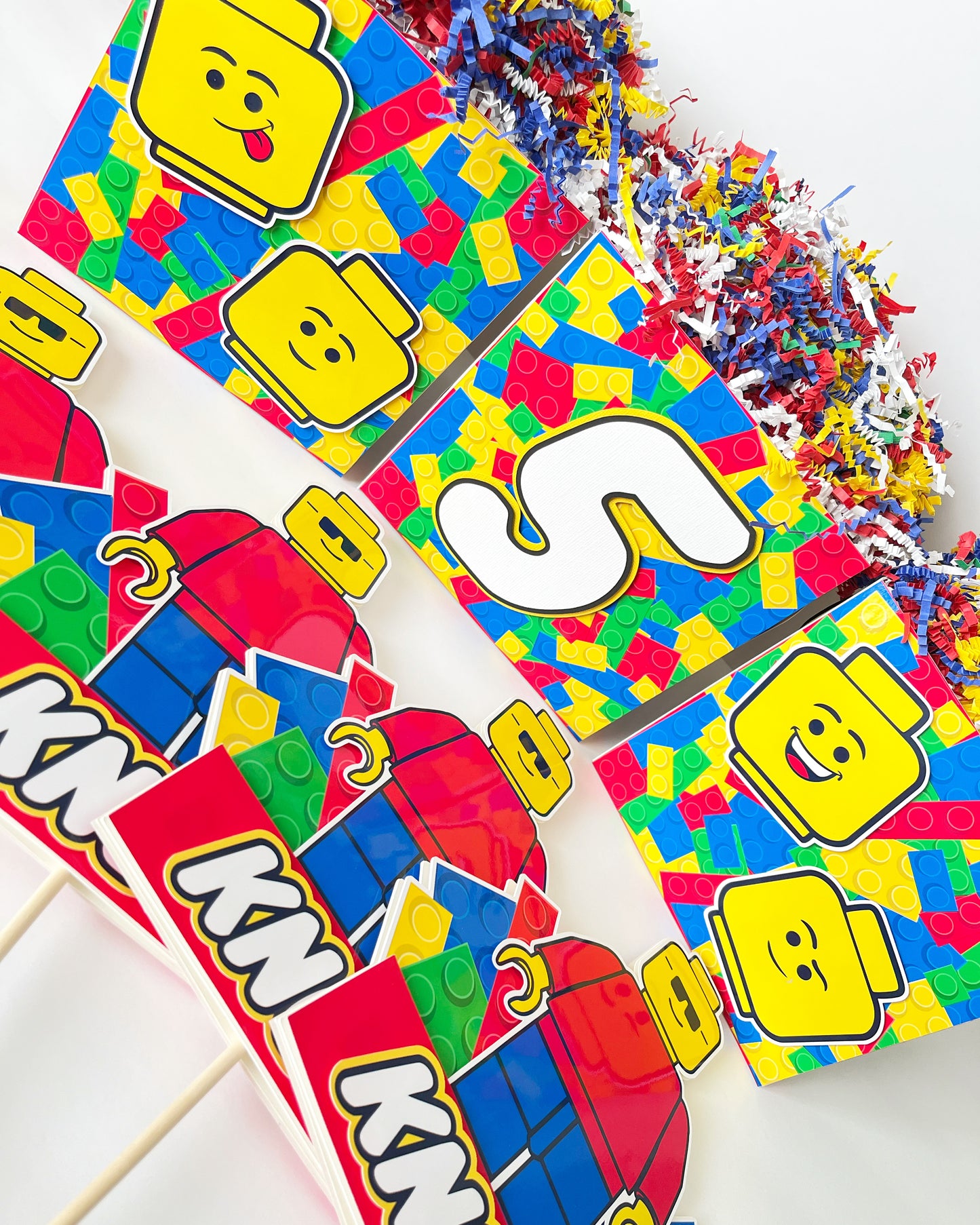 Lego themed Party Decorations