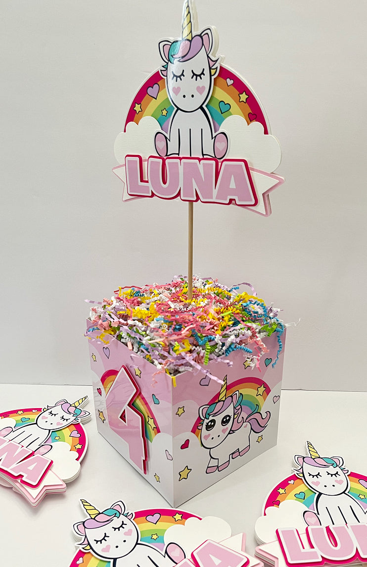 Unicorn themed Party Decorations