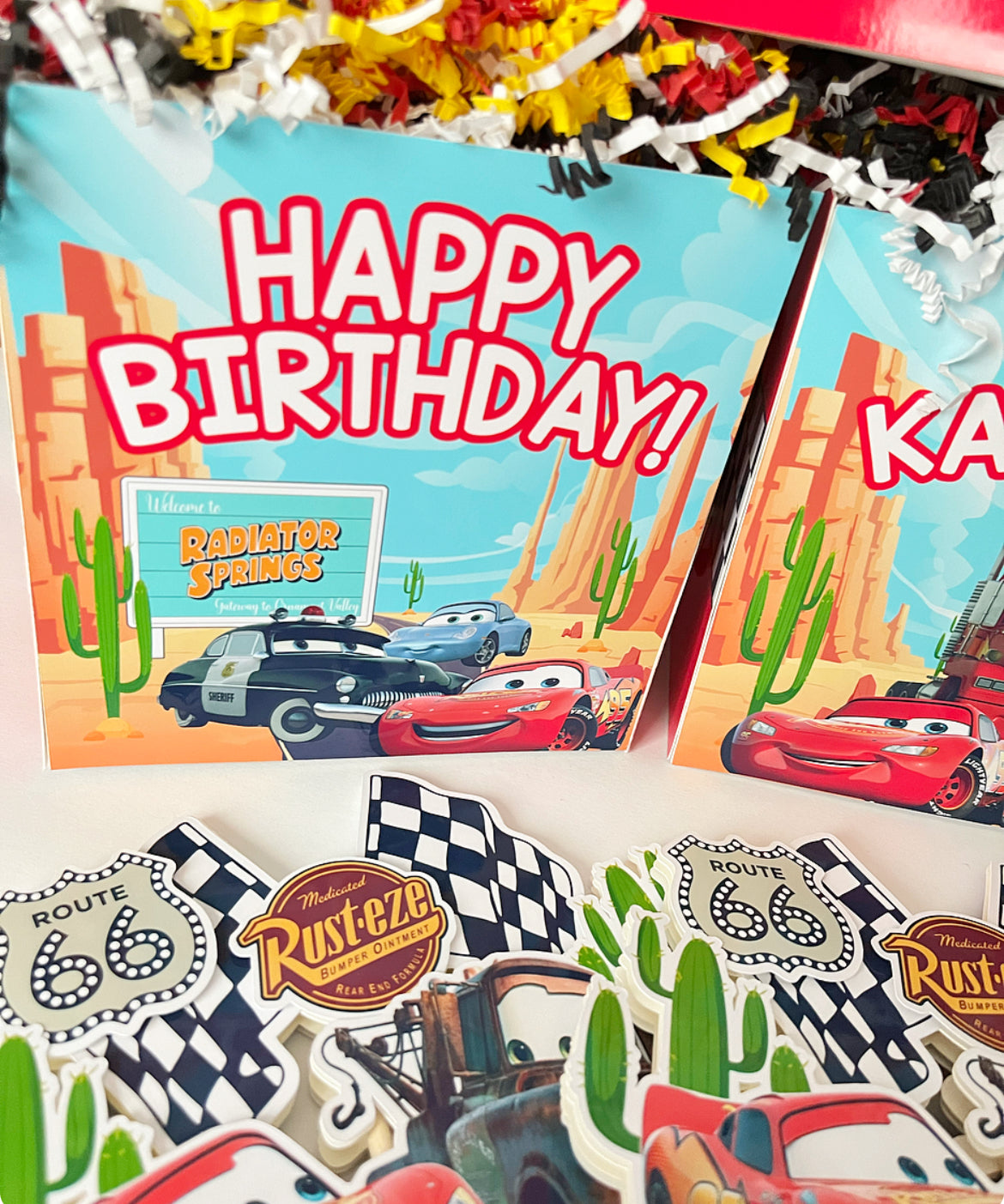 Disney Cars themed Party Decorations