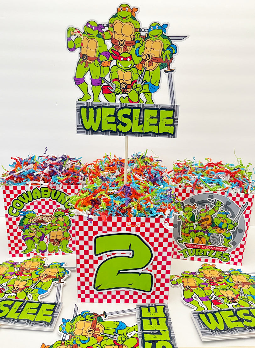 Ninja Turtles themed Party Decorations
